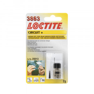 LOCTITE 3863 Circuit+ Токопроводящий клей для ремонта нитей обогрева заднего стекла, 2 г