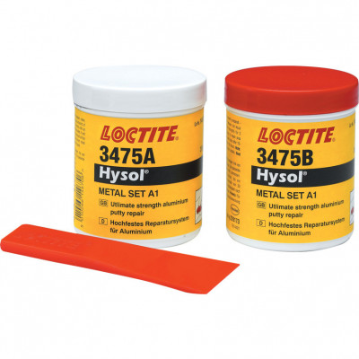 LOCTITE  3475 Алюминиевый наполнитель, шпатлевка, время жизни 45 мин., время фиксации 180 мин. - 229173