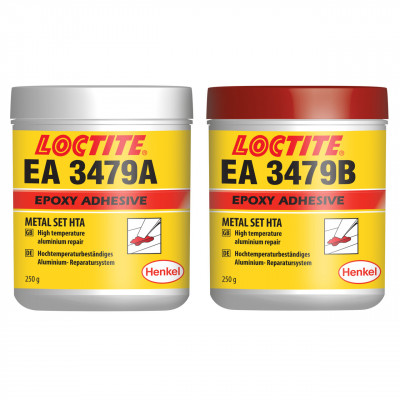 LOCTITE  3479 Алюминиевый наполнитель, шпатлевка, время жизни 40 мин., время фиксации 150 мин. до 190°С - 195826