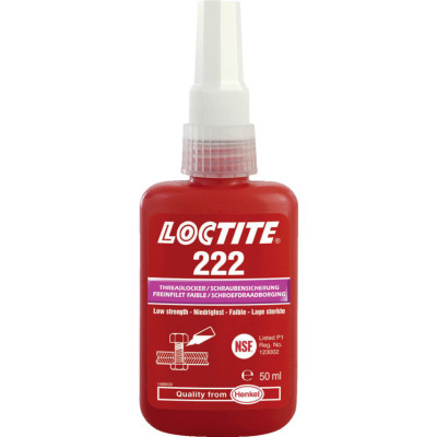 LOCTITE 222   Резьбовой фиксатор низкой прочности 50 мл - 142485