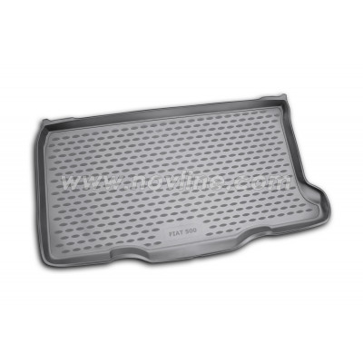 Коврик в багажник FIAT 500 08/2008-, хетчбек (полиуретан) Novline - Element