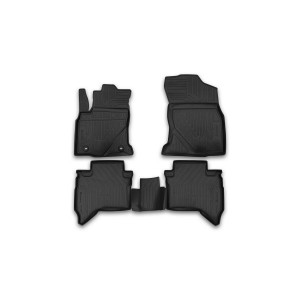 Коврики в салон TOYOTA HILUX, 08/2015->, 4 шт. (полиуретан) - Novline - Element