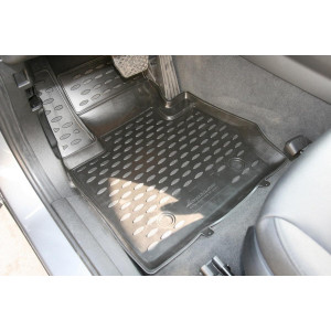 Коврики в салон BMW X3, 2010- 4 шт. (бежевые) Novline - Element