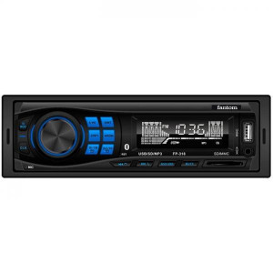 USB/SD ресивер, FANTOM FP-318 Black/Blue