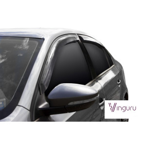 Дефлекторы окон Volkswagen Jetta VI 2010- седан накладные скотч к-т 4 шт. - Novline