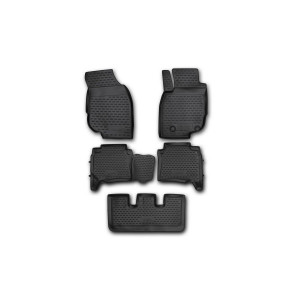 Коврики в салон TOYOTA FORTUNER, 01/2013->, левый руль, 5 шт. (полиуретан) - Novline - Element