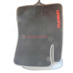 Коврики текстильные HYUNDAI TUCSON 2003-2009 черные 4379