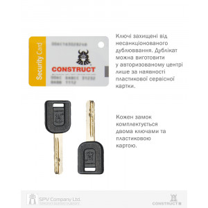 Замок CONSTRUCT (КОНСТРУКТ)  на HYUNDAI  Coupe 2005-2011 CF 1062 АКПП