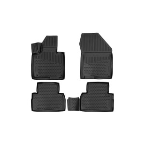 Коврики 3D в салон подходят для HYUNDAI SANTA FE, 2017->, внед., 4 шт. (полиуретан) - Novline - Element