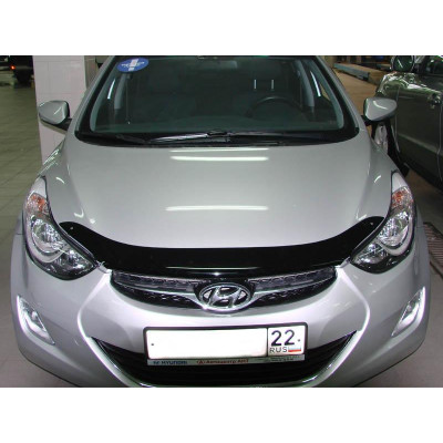 Дефлектор капота темный HYUNDAI ELANTRA 2011- - Novline