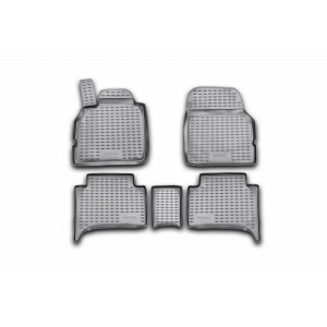 Коврики в салон RENAULT SCENIC II 2003-, 5 шт. (полиуретан) Novline - Element
