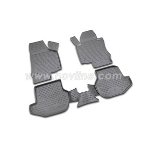 Коврики в салон VW EOS 05/2007->, 4 шт. Novline - Element