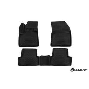 Коврики 3D в салон PEUGEOT 3008, 2017->, SUV, 4 шт. (полиуретан) - Novline - Element Коврики 3D в салон PEUGEOT 3008, 2017->, SUV, 4 шт. (полиуретан) - Novline - Element
