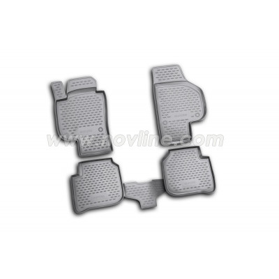 Коврики в салон SKODA SUPERB 02/2009->, 4 шт. Novline - Element
