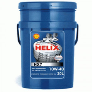Моторное масло Shell Helix HX7 10W-40 (SN/CF A3/B4) 20л