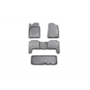 Коврики в салон NISSAN PATROL, 2010->, 5 шт. (полиуретан) - Novline - Element