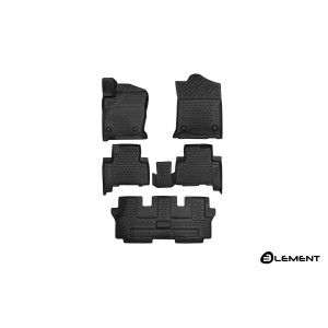 Коврики 3D в салон HAVAL H9, 2015->, 5 шт. (полиуретан) - Novline - Element