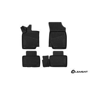 Коврики 3D в салон GEELY ATLAS, 2017-> 4шт. (полиуретан) - Novline - Element