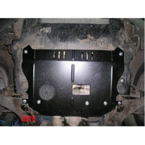 Защита Chevrolet Captiva 2006-2010 V-2,4 двигатель,КПП,раздатка частично - Премиум ZiPoFlex - Kolchuga