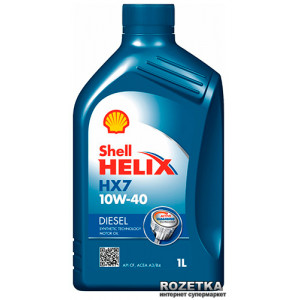 Моторное масло Shell Helix HX7 10W-40 (SN/CF A3/B4) 1л