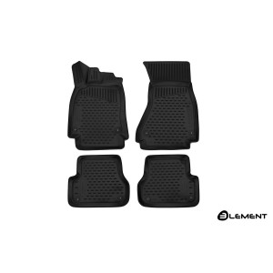 Коврики 3D в салон AUDI A6 III (C7), 2012->, AVANT/ALLROAD/без перч. ящика, 4 шт. (полиуретан) - Novline - Element
