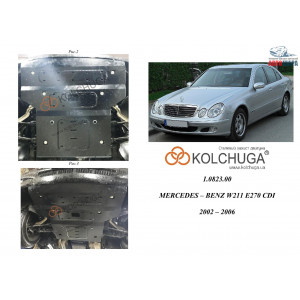 Защита Mercedes-Benz W 211 E270 2002-2008 V-тільки 2,7CDi двигатель, радиатор, рулевые рейки - Kolchuga