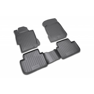 Коврики в салон HONDA ACCORD 2008-, 4 шт. (полиуретан) Novline - Element Коврики в салон HONDA ACCORD 2008-, 4 шт. (полиуретан) Novline - Element