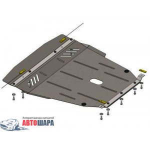 Защита Daewoo Nubira IIІ J200 2003-2004 V- все двигатель, КПП, радиатор - Премиум ZiPoFlex - Kolchuga