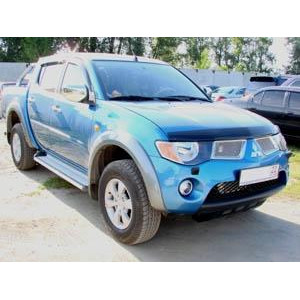 Дефлектор капота темный MITSUBISHI PAJERO SPORT / L200 2008- - Novline Дефлектор капота темный MITSUBISHI PAJERO SPORT / L200 2008- - Novline