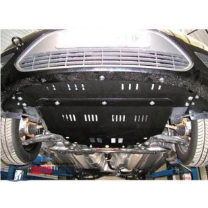 Защита Ford Focus II 2004-2011 V- все двигатель, КПП, радиатор - Премиум ZiPoFlex - Kolchuga