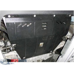 Защита Jeep Cherokee KL 2013- V-2,0CRDI двигатель, КПП, радиатор, - Премиум ZiPoFlex - Kolchuga