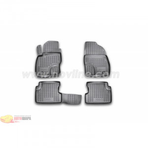 Коврики в салон FORD FOCUS II 2004-, 4 шт. (полиуретан) Novline - Element