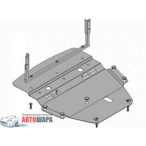 Защита Citroen Grand С4 Picasso 2006-2013 V- все двигатель, КПП, радиатор частично - Премиум ZiPoFlex - Kolchuga Защита Citroen Grand С4 Picasso 2006-2013 V- все двигатель, КПП, радиатор частично - Премиум ZiPoFlex - Kolchuga