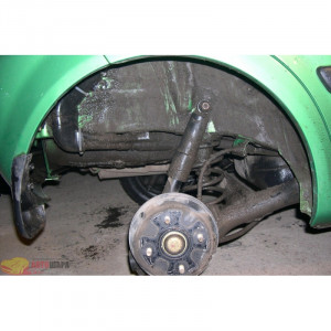 Подкрылок CHEVROLET Spark 2010/Ravon R2-> (задний левый) Novline NLL.08.14.003