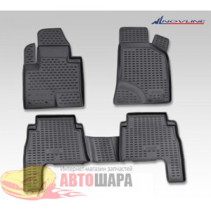 Коврики в салон HYUNDAI SANTA FE 05/2010->, 4 шт. - Novline - Element