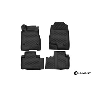 Коврики 3D в салон HAVAL H6, 09/2014->, FWD, 4 шт. (полиуретан) - Novline - Element