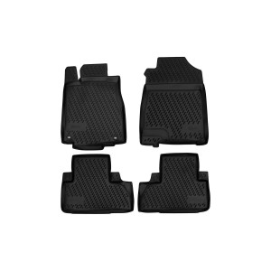 Коврики в салон HONDA CR-V, 2012-2015, 2015-2017, 4 шт. (ПУ, повышенная износостойкость) - Novline - Element