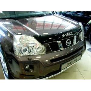 Дефлектор капота темный NISSAN X-TRAIL 2007- (Logo) - Novline Дефлектор капота темный NISSAN X-TRAIL 2007- (Logo) - Novline