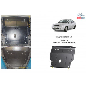 Защита Daewoo Nubira IIІ J200 2003-2004 V- все двигатель, КПП, радиатор - Kolchuga