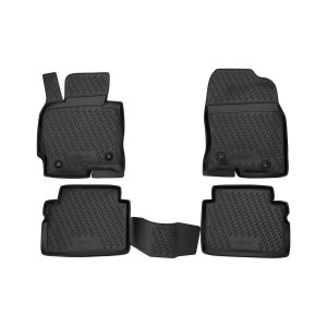 Коврики в салон MAZDA CX5, 2011-2016, 4 шт. (ПУ, повышенная износостойкость) - Novline - Element