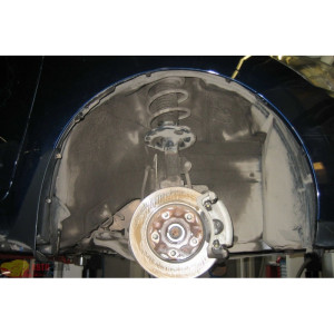 Подкрылок Toyota Auris 03/2007-> (передний правый) короткий - (не закрывает 30 см передней части) Novline