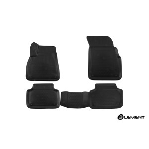 Коврики 3D в салон AUDI Q7 ||, 2015->, SUV, 4 шт. (полиуретан) - Novline - Element