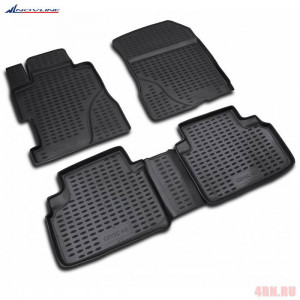 Коврики в салон HONDA CIVIC 4D 2006-, 4 шт. Novline - Element