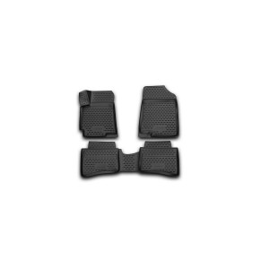 Коврики 3D в салон HYUNDAI SOLARIS, 2014->, сед., хб., 4 шт. (полиуретан) - Novline - Element