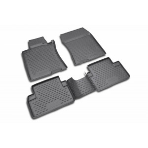 Коврики в салон HONDA ACCORD 2003-2007, 4 шт. (полиуретан) Novline - Element Коврики в салон HONDA ACCORD 2003-2007, 4 шт. (полиуретан) Novline - Element