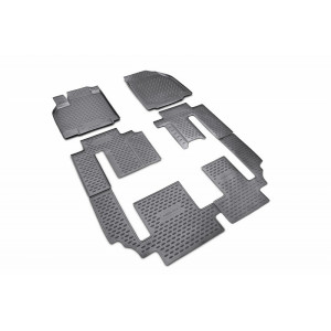 Коврики в салон MAZDA CX-9 2007-, 6 шт. (полиуретан) Novline - Element