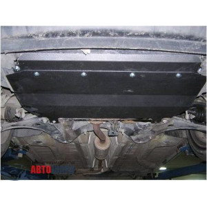 Защита Citroen С3 2002-2009-2016 V-1,1; 1,4; 1,6; 1,4D; 1,6D; двигатель, КПП, радиатор - Премиум ZiPoFlex - Kolchuga