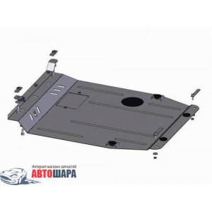 Защита Dodge Caliber 2006-2012 V-2,4 двигатель, КПП, радиатор - Премиум ZiPoFlex - Kolchuga