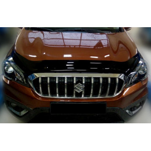 Дефлектор капота темный SUZUKI SX4 2016- - Novline