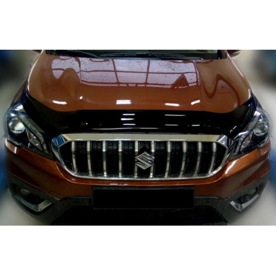 Дефлектор капота темный SUZUKI SX4 2016- - Novline